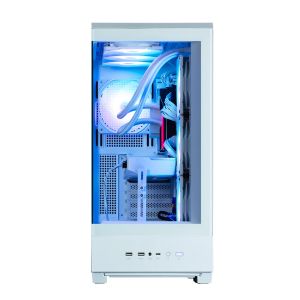 Zalman Case ATX - P50 DS White - Digital Display, Addressable RGB