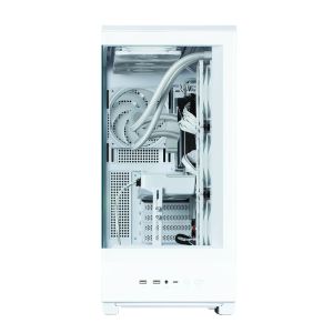 Zalman Case ATX - P50 DS White - Digital Display, Addressable RGB