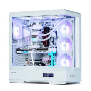 Zalman Case ATX - P50 DS White - Digital Display, Addressable RGB