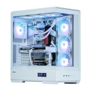 Zalman кутия Case ATX - P50 DS White - Digital Display, Addressable RGB