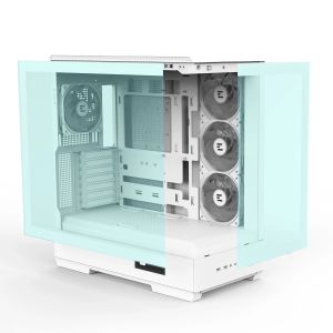 Zalman кутия Case ATX - P50 DS White - Digital Display, Addressable RGB