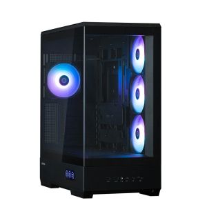 Zalman Case ATX - P50 DS Black - Digital Display, Addressable RGB