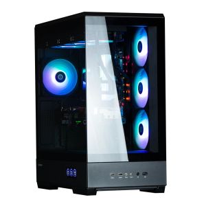 Zalman Case ATX - P50 DS Black - Digital Display, Addressable RGB