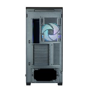 Zalman Case ATX - P50 DS Black - Digital Display, Addressable RGB