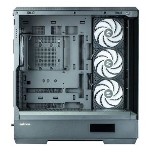 Zalman Case ATX - P50 DS Black - Digital Display, Addressable RGB