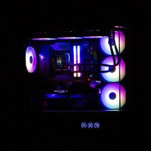 Zalman Case ATX - P50 DS Black - Digital Display, Addressable RGB