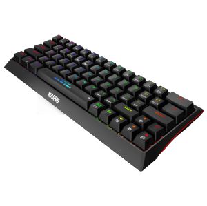 Marvo Wireless Gaming Mechanical keyboard Hecate 61WR Black - KG962W-R - Bluetooth 5.0, 63 keys