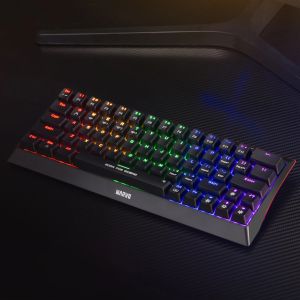 Marvo Wireless Gaming Mechanical keyboard Hecate 61WR Black - KG962W-R - Bluetooth 5.0, 63 keys