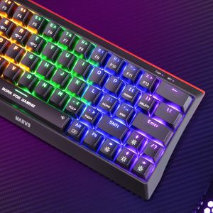 Marvo Wireless Gaming Mechanical keyboard Hecate 61WR Black - KG962W-R - Bluetooth 5.0, 63 keys