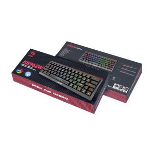 Marvo Wireless Gaming Mechanical keyboard Hecate 61WR Black - KG962W-R - Bluetooth 5.0, 63 keys