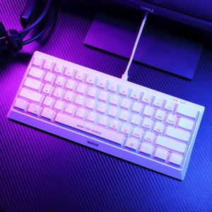 Marvo Gaming Mechanical keyboard 61 keys TKL Hecate 61R WH - KG962G White - RED switches, RGB