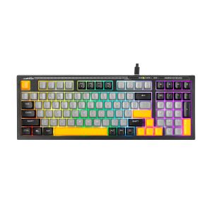 Marvo геймърска клавиатура Gaming Keyboard Soldat S50B - Rainbow, 98 keys - MARVO-K638B