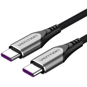 Vention USB 2.0 Type-C to Type-C - 2.0M Black 5A Fast Charge - TAEHH