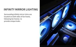 Thermalright вентилатор Fan 120mm - TL-M12-S - Infinity Mirror aRGB Lighting, Black