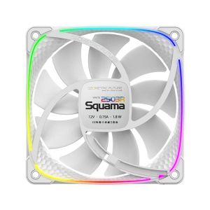 Geometric Future вентилатор Squama 2503R, REVERSE Fan, 120mm, ARGB, White