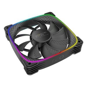 Geometric Future Squama 2503R, REVERSE Fan, 120mm, ARGB, Black