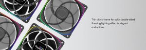 Geometric Future Fan Pack 3-in-1 - Squama 2503B Black