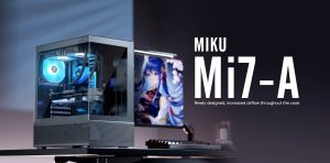 1stPlayer Case ATX - MIKU Mi7-A White - Reversed fans included