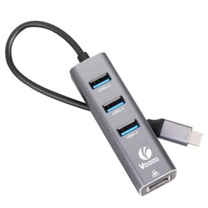 VCom докинг станция Docking USB Type-C to USB3.0 x 3 + LAN - DH311B