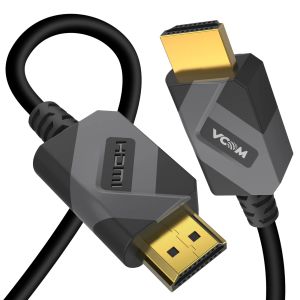 VCom HDMI v2.1 M / M 2.0m  - 8K Dolby Vision HDR, Black/Grey - CG805-2.0m