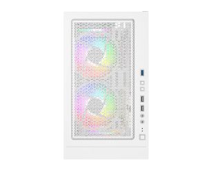 Montech кутия X3 MESH, Mid-tower Case, TG, 6 fixed RGB Fans, White