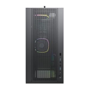 Montech кутия SKY TWO, Mid-tower Case, TG, 4x120mm ARGB Fans, Black