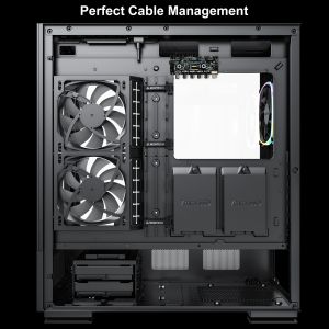 Montech кутия SKY TWO, Mid-tower Case, TG, 4x120mm ARGB Fans, Black