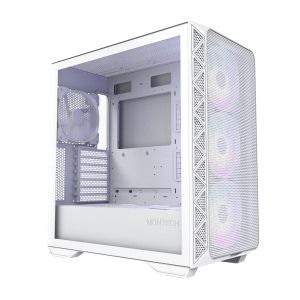 Montech кутия AIR 903 MAX, Mid-tower, TG, 4x140mm Fans, ARGB, White