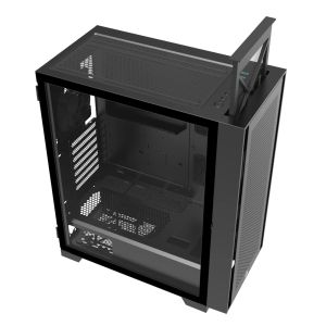 Montech AIR 1000 LITE, Mid-tower Case, TG, 3x120mm Fans, Black