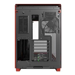 Montech кутия KING 95 Pro, Dual Chamber Mid-tower Case, 6 ARGB Fans, 2 Front Panels, Red