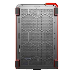 Montech кутия KING 95 Pro, Dual Chamber Mid-tower Case, 6 ARGB Fans, 2 Front Panels, Red