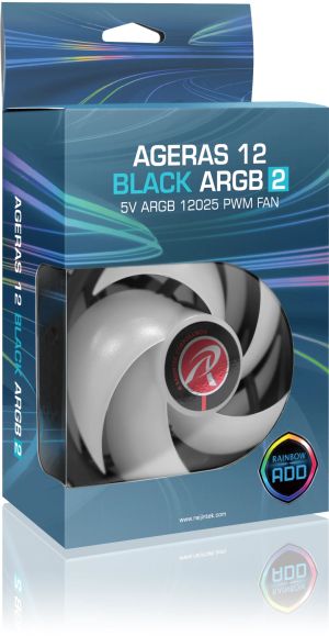 Raijintek комплект вентилатори Fan Pack 2-in-1 2x120mm - AGERAS 12 ARGB-2