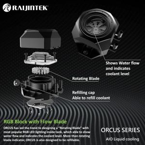 Raijintek Water Cooling - ORCUS 140 RBW