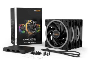 be quiet! Fan Pack 3-in-1 3 x 120mm - LIGHT WINGS 120mm PWM high-speed Triple-Pack