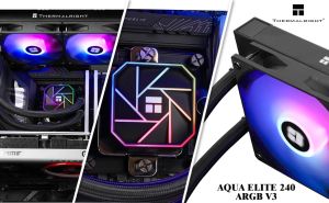 Thermalright Water Cooling Aqua Elite 240 Black A-RGB V3 - LGA1851/LGA1700/AM5