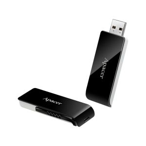 Apacer Flash Drive AH350 64GB USB 3.2 Gen 1, Black