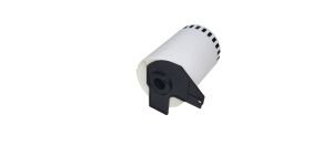 Makki Brother DK-22246 - White Continuous Length Paper Tape 103mm x 30.48m, Black on White - MK-DK-22246