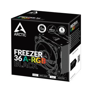 Cooler Arctic Congelator 36 A-RGB Negru - LGA1851/LGA1700/AM5