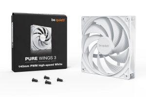 be quiet! Fan 140mm - Pure Wings 3 140mm PWM high-speed White