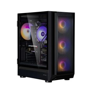 Zalman кутия Case EATX - I6 Black - RGB, Tempered Glass,  3 fans included