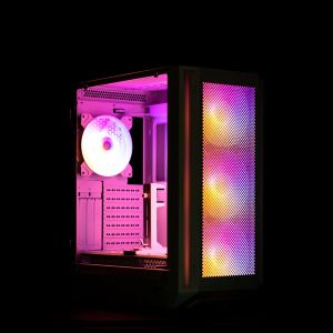 Zalman кутия Case EATX - I6 Black - RGB, Tempered Glass,  3 fans included