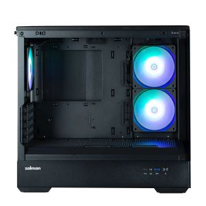 Zalman кутия Case mATX - P30 Black - aRGB, Tempered Glass