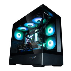 Zalman кутия Case mATX - P30 Black - aRGB, Tempered Glass