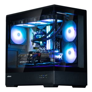 Zalman кутия Case mATX - P30 Black - aRGB, Tempered Glass