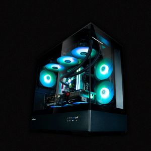 Zalman кутия Case mATX - P30 Black - aRGB, Tempered Glass