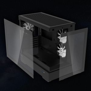 Zalman кутия Case mATX - P30 Black - aRGB, Tempered Glass