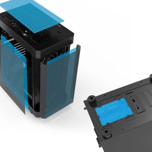 Zalman кутия Case ATX - I4 Black - Full Mesh, 6 fans included