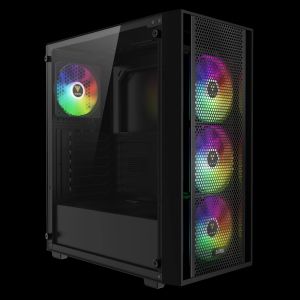 Gamdias кутия Case ATX - AURA GC2 Elite - Mesh, RGB, Tempered Glass