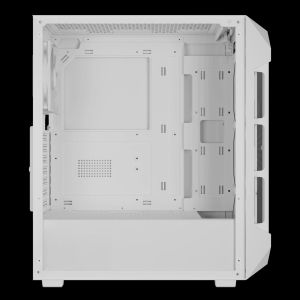 Gamdias Case ATX - AURA GC1 Elite White - Mesh, RGB, Tempered Glass