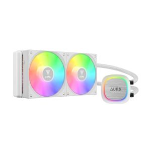 Gamdias Water Cooling 240mm - AURA GL240 v2 White, aRGB